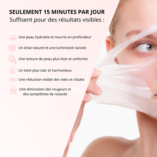 NOVASKIN MASQUE DE NUIT COLLAGÈNE EFFET PEAU DE VERRE – ANTI-ÂGE