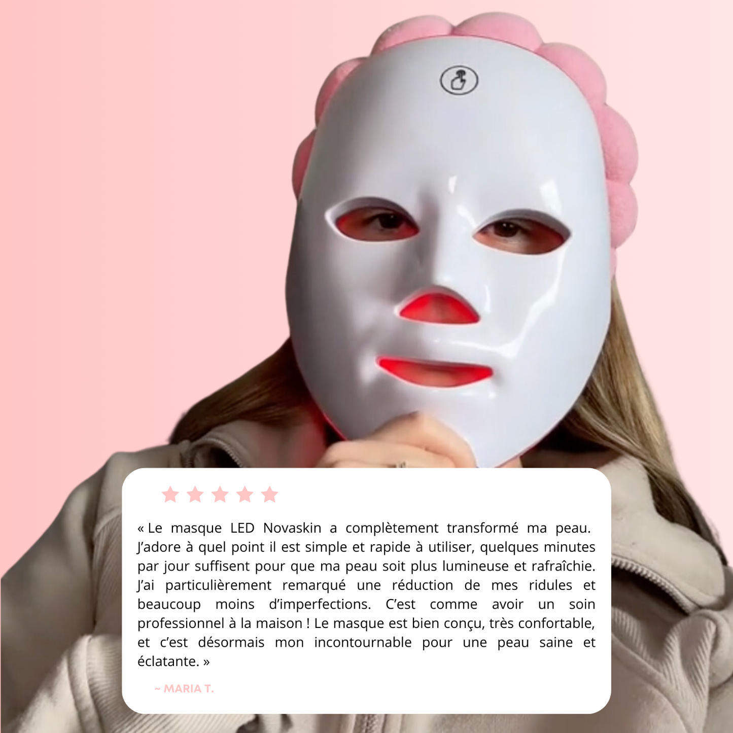 NOVASKIN MASQUE LED VISAGE 7-EN-1