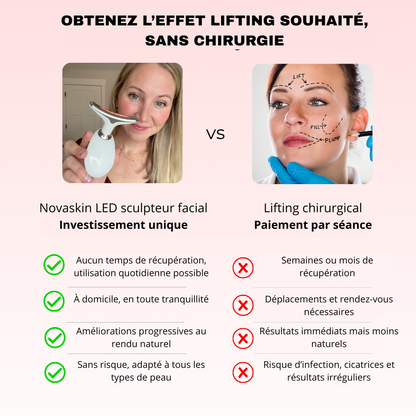 NOVASKIN SCULPTEUR VISAGE LED 7-EN-1