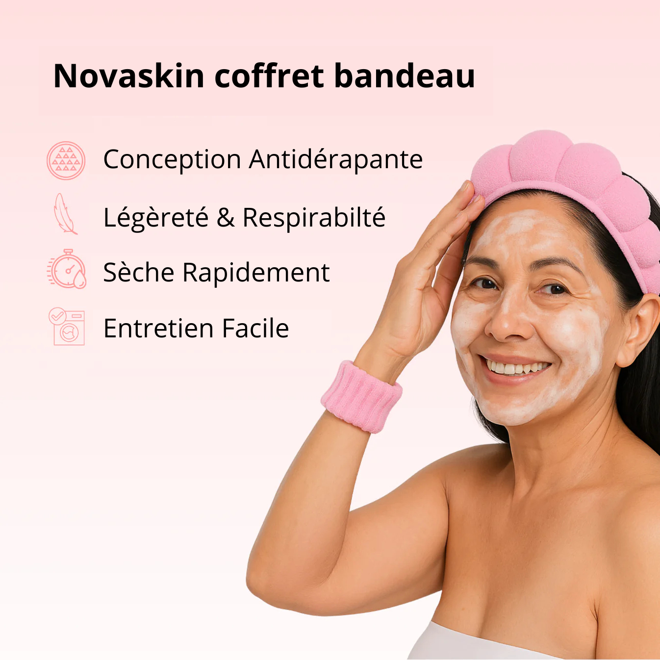 Coffret Novaskin Bandeau & Poignets Nuage