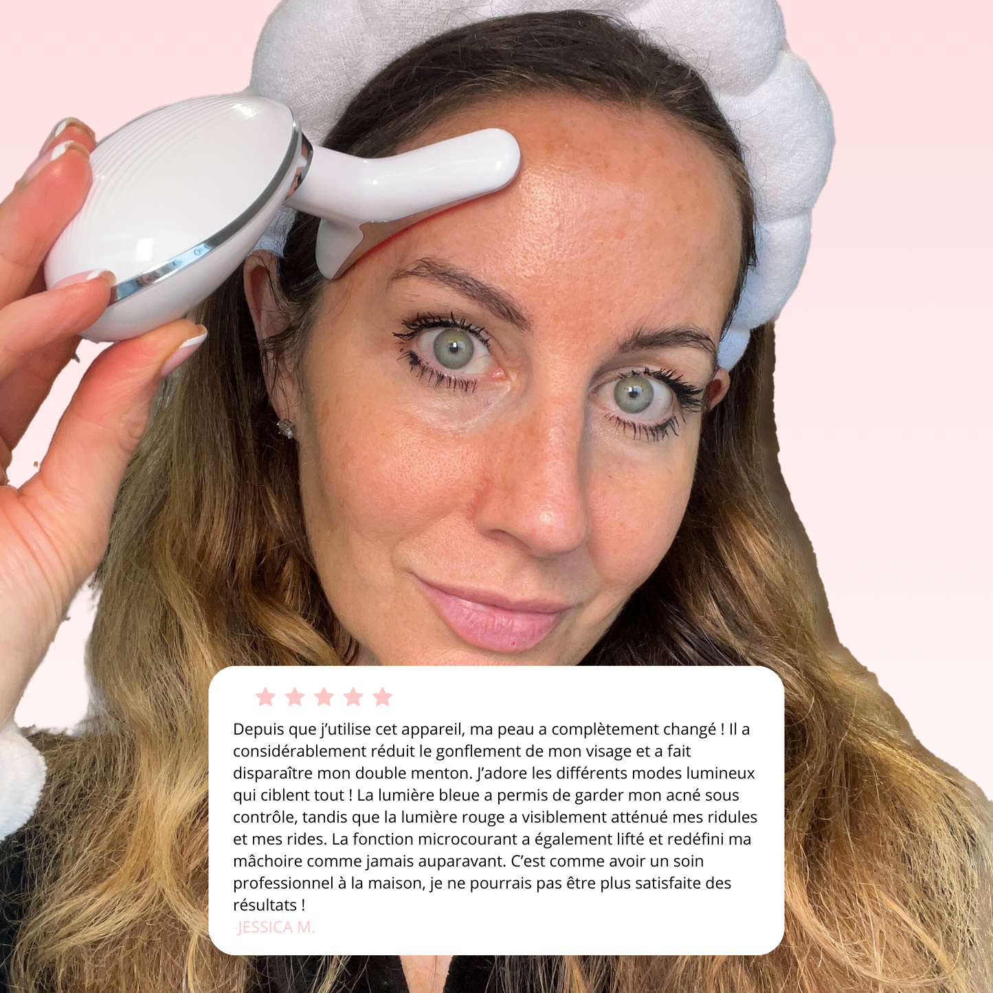 NOVASKIN SCULPTEUR VISAGE LED 7-EN-1