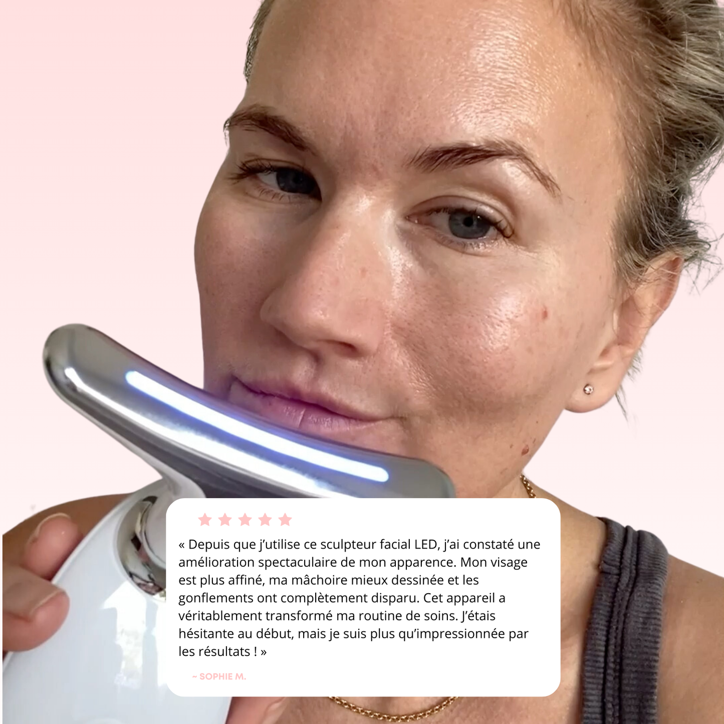 NOVASKIN SCULPTEUR VISAGE LED 7-EN-1