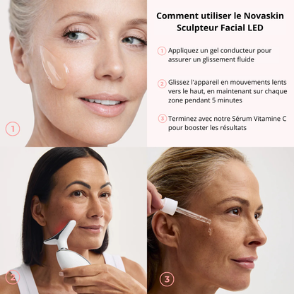 NOVASKIN SCULPTEUR FACIAL LED 7-EN-1