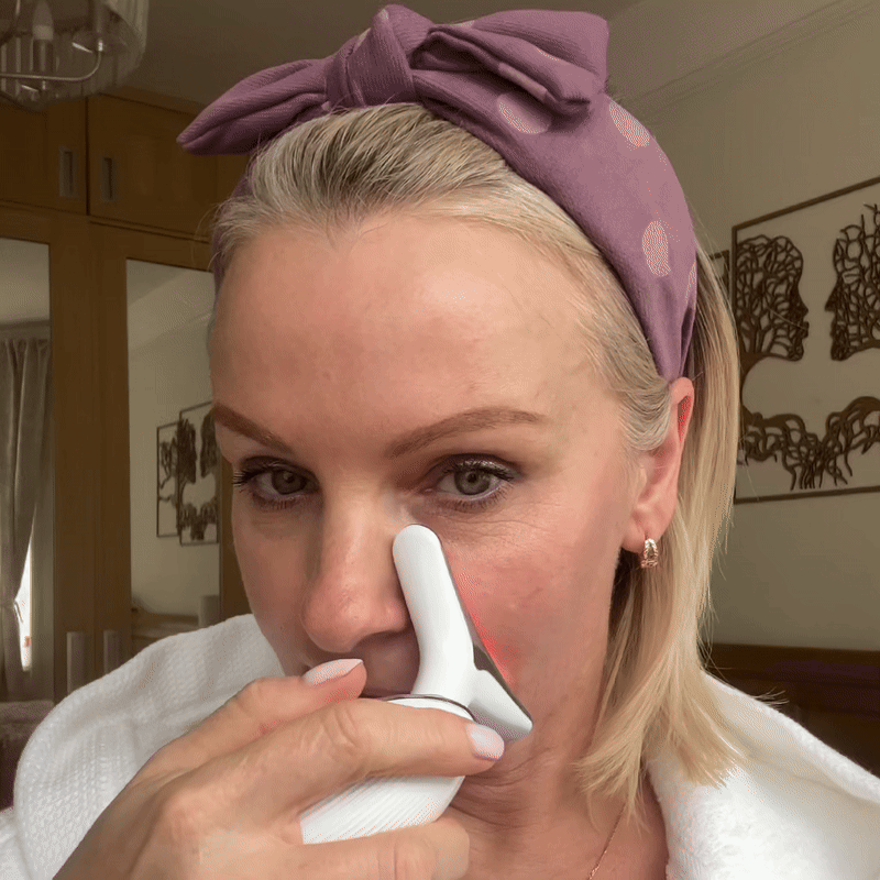 Rött ljus anti-aging